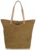 Bőr táska shopper bag Vittoria Gotti zöld V915